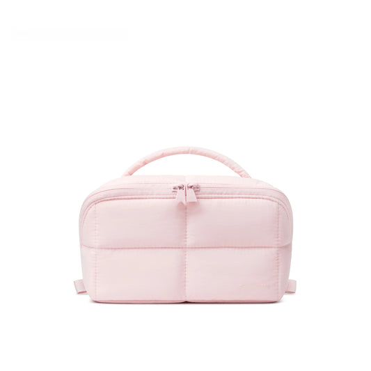 Comfyable Portable Large Capaci Handheld Eup Bag Travel Commuting Cute Pink Cosmetic Storage Bag Fly Storage Tools